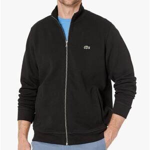 Lacoste Long Sleeve Full Zip Sweatshirt Black 7 2XL